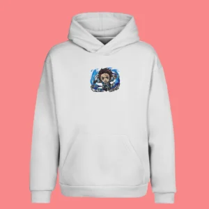 Tanjiro Wave | Demon Slayer | Sweat à capuche brodé
