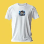 T-shirt brodé Tanjiro Wave blanc – Demon Slayer
