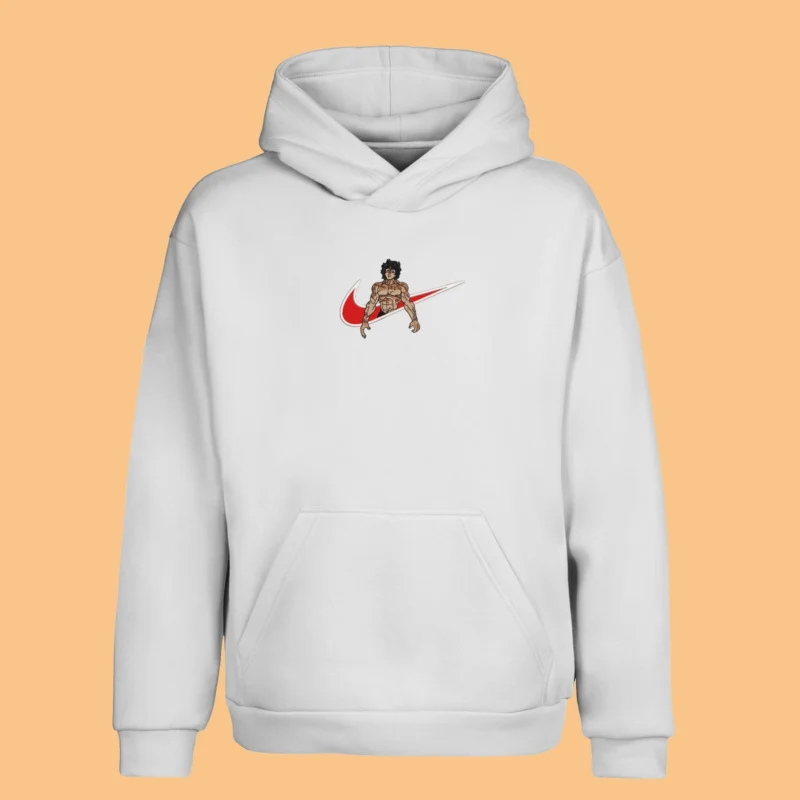 Baki Strength | Baki | Sweat à capuche brodé