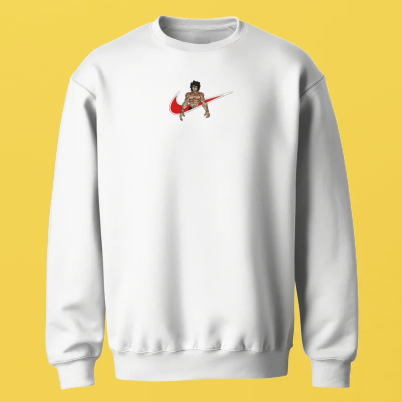 Baki Strength | Baki | Sweatshirt brodé