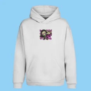 Nezuko Power | Demon Slayer | Sweat à capuche brodé