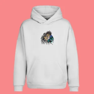 Tanjiro Nezuko Hope | Demon Slayer | Sweat à capuche brodé