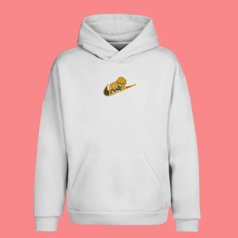 Zenitsu Calm Strike | Demon Slayer | Sweat à capuche brodé