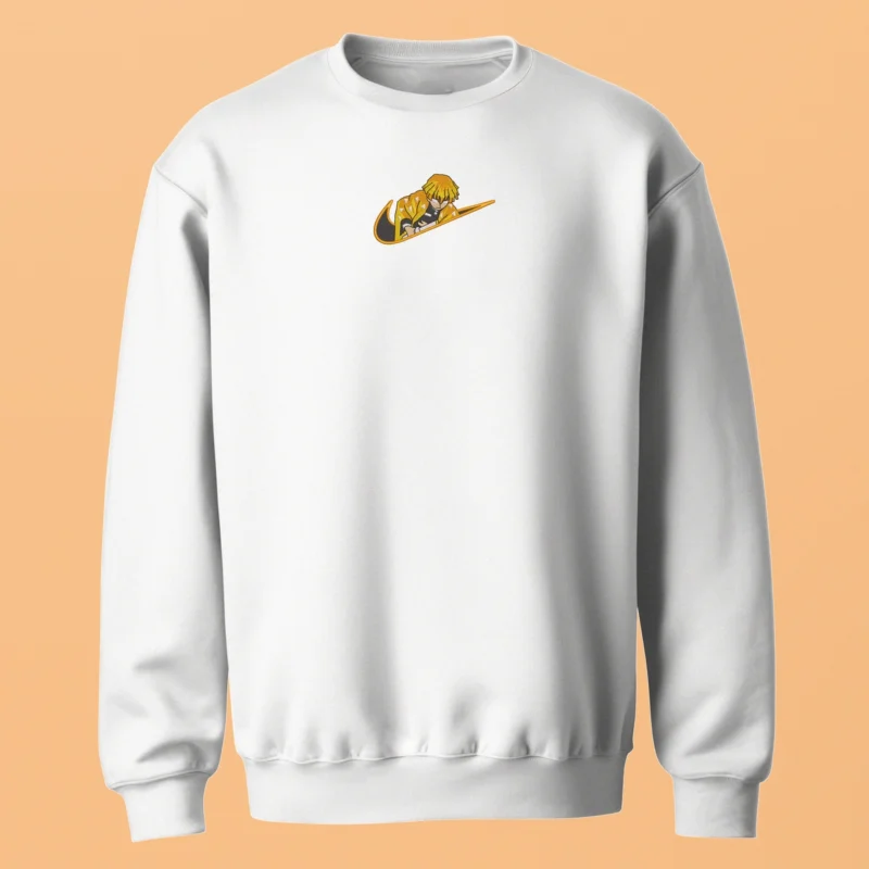 Zenitsu Calm Strike | Demon Slayer | Sweatshirt brodé