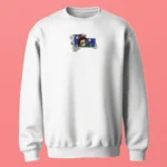Sweatshirt brodé Tanjiro Kamado (Water Fury) blanc – Demon Slayer
