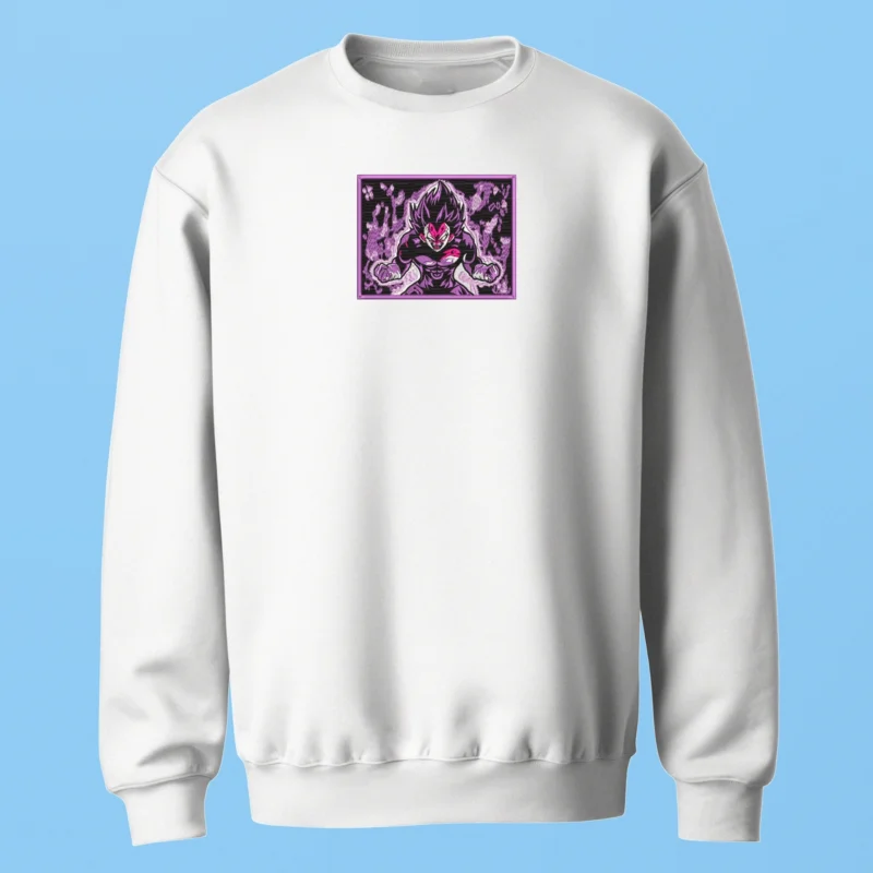 Vegeta Dark Power | Dragon Ball | Sweatshirt brodé