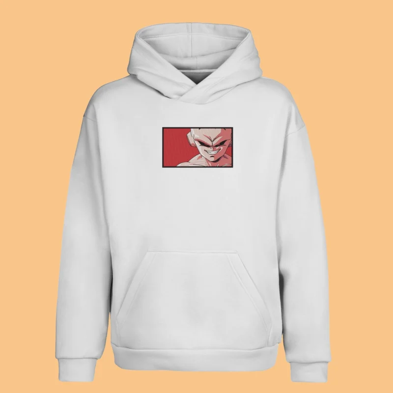 Buu Dark Smile | Dragon Ball | Sweat à capuche brodé