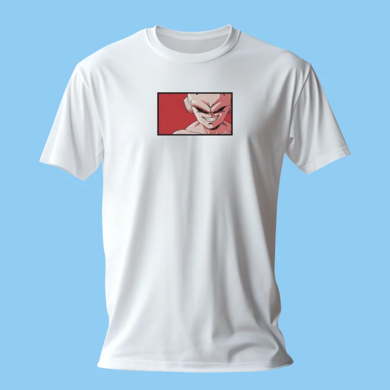 Buu Dark Smile | Dragon Ball | T-shirt brodé
