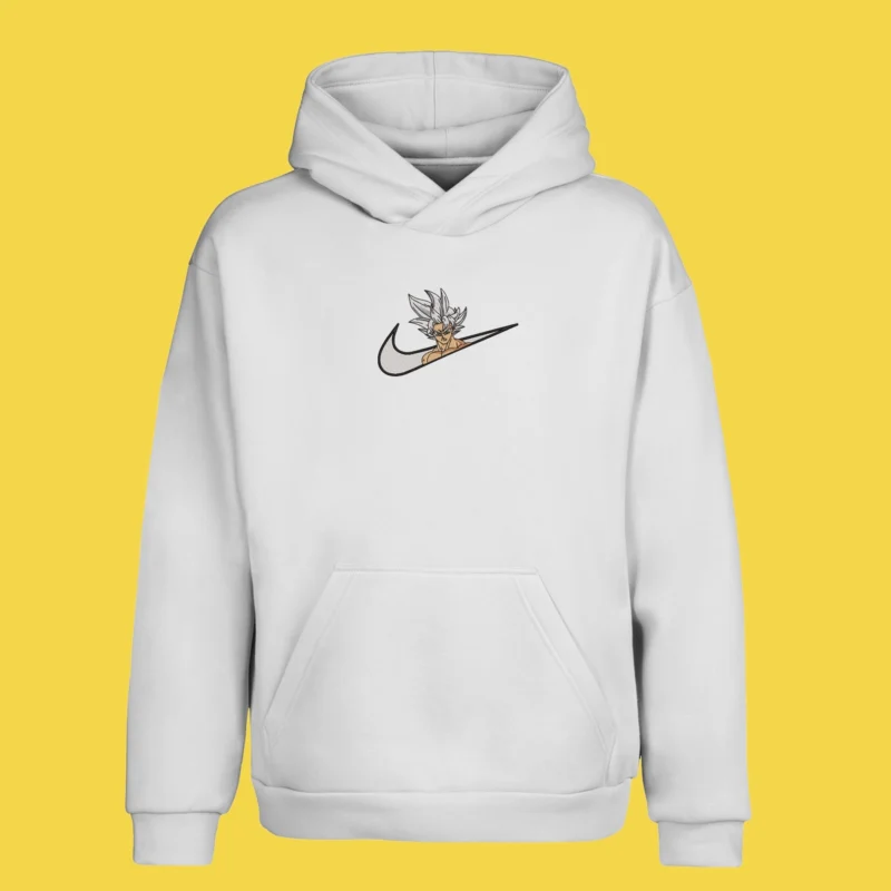 Goku Ultra Power | Dragon Ball | Sweat à capuche brodé