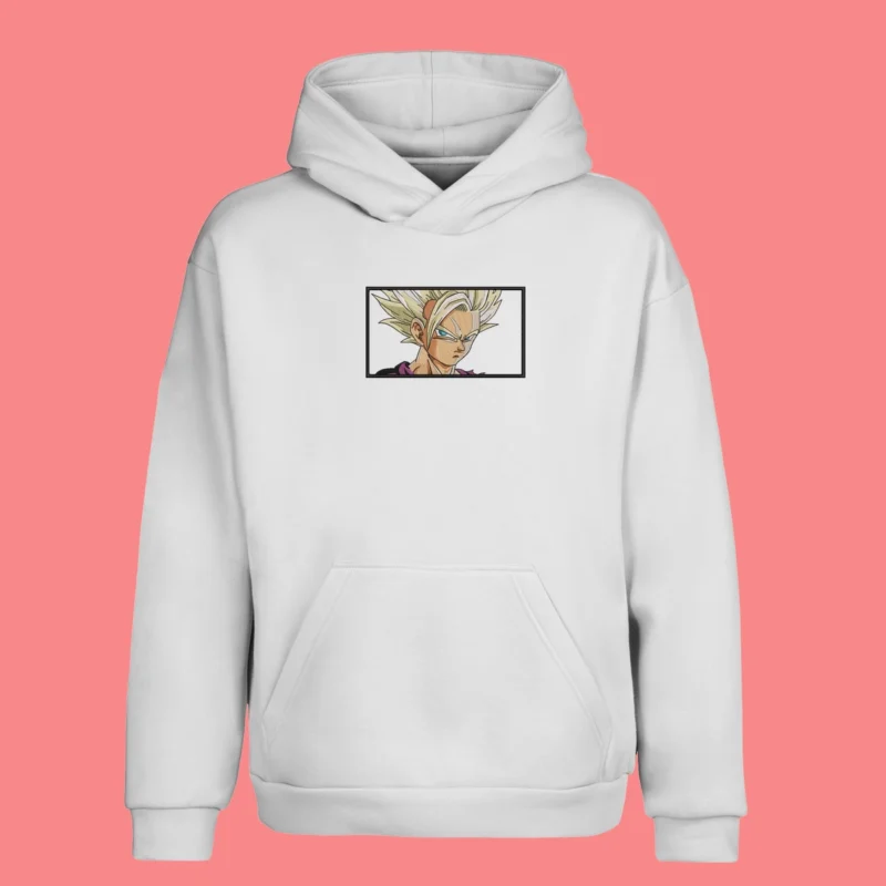 Gohan Super Strength | Dragon Ball | Sweat à capuche brodé