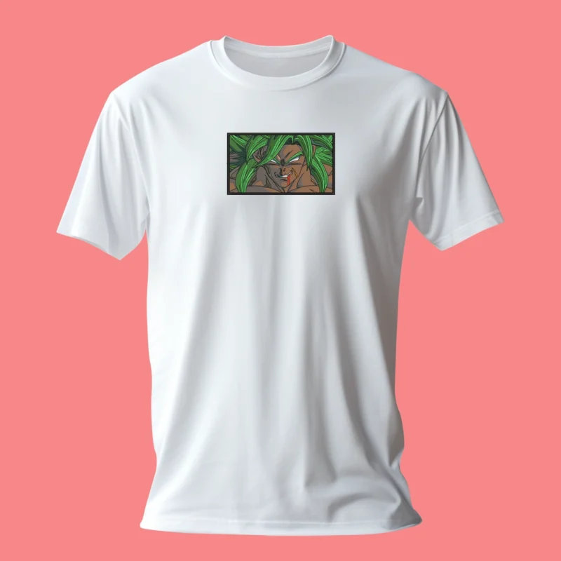 Broly Rage | Dragon Ball | T-shirt brodé