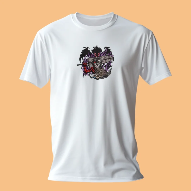 Asta Demon Force | Black Clover | T-shirt brodé