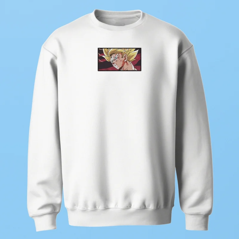 Goku Warrior Spirit | Dragon Ball | Sweatshirt brodé