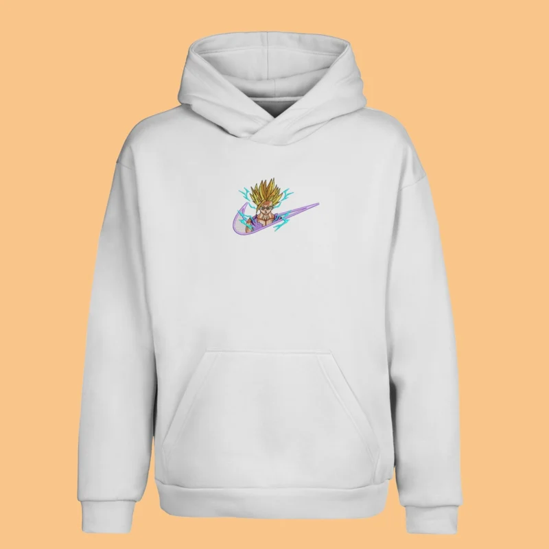 Gohan Electric Fury | Dragon Ball | Sweat à capuche brodé
