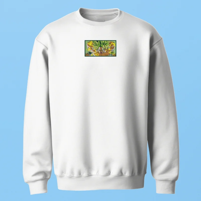 Broly Energy Burst | Dragon Ball | Sweatshirt brodé