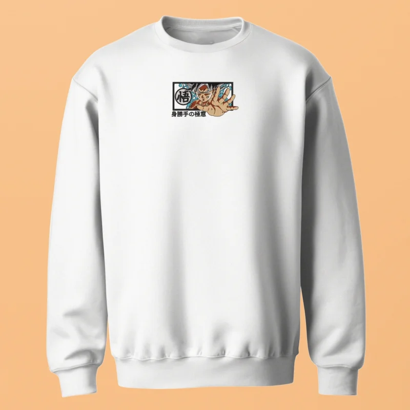 Goku Ultra Mastery | Dragon Ball | Sweatshirt brodé