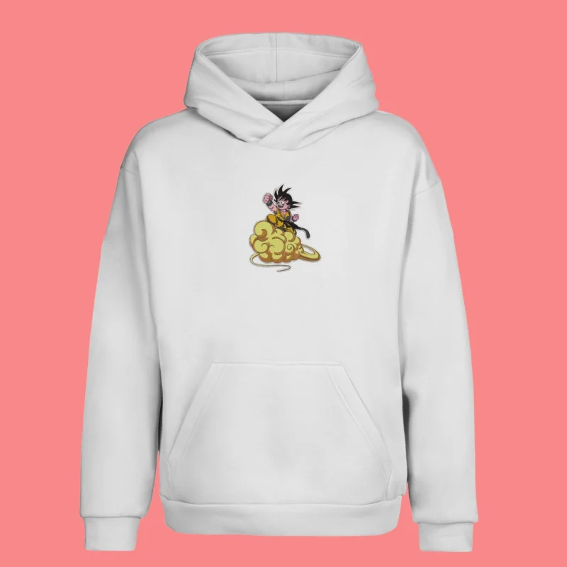 Goku Sky Rider | Dragon Ball | Sweat à capuche brodé