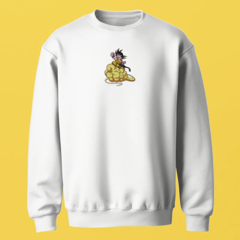 Goku Sky Rider | Dragon Ball | Sweatshirt brodé