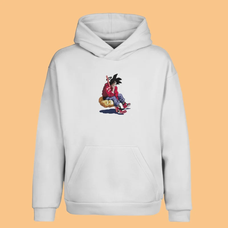 Goku Urban Flow | Dragon Ball | Sweat à capuche brodé