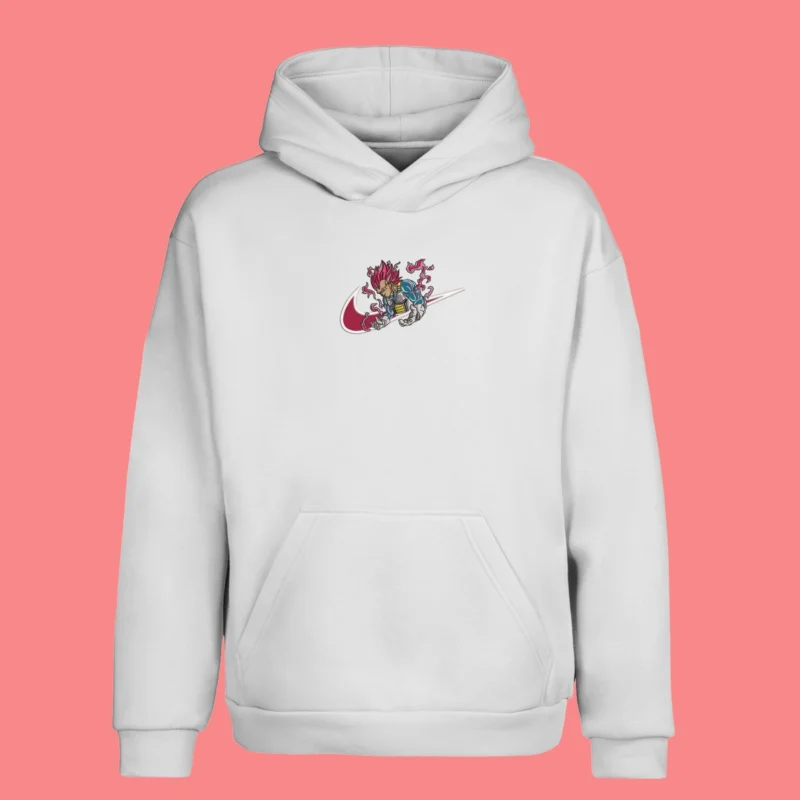 Vegeta Mystic Force | Dragon Ball | Sweat à capuche brodé