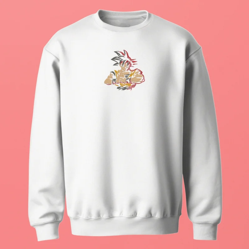 Goku Energy Burst | Dragon Ball | Sweatshirt brodé