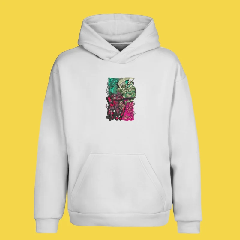 Celestial Battle | Black Clover | Sweat à capuche brodé