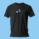 T-shirt brodé Frost Archer noir – Genshin Impact