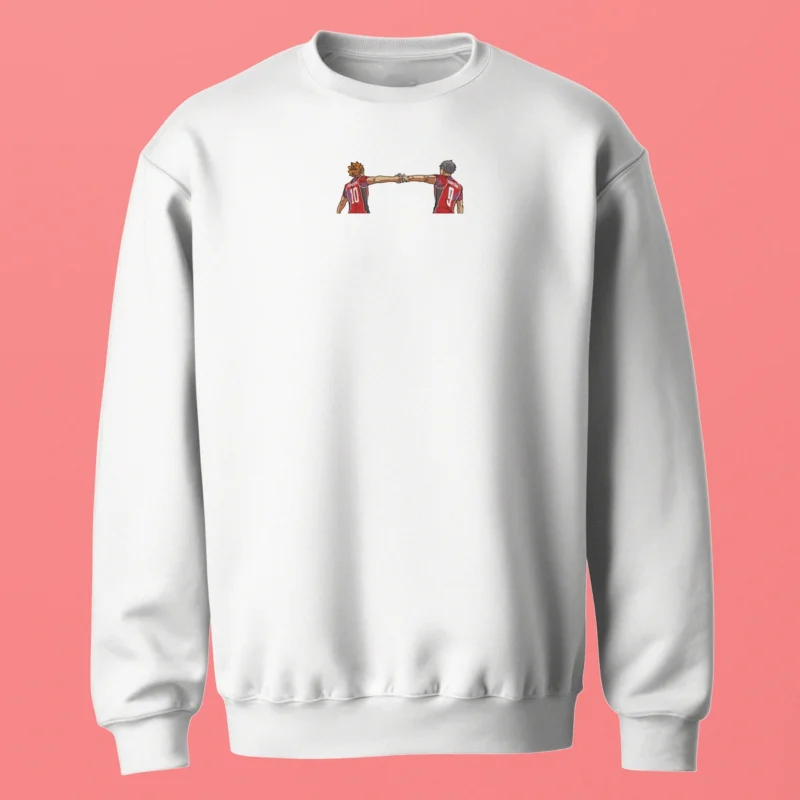 Tobio & Hinata Duo | Haikyu!! | Sweatshirt brodé