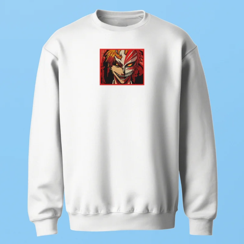 Ichigo Hollow | Bleach | Sweatshirt brodé