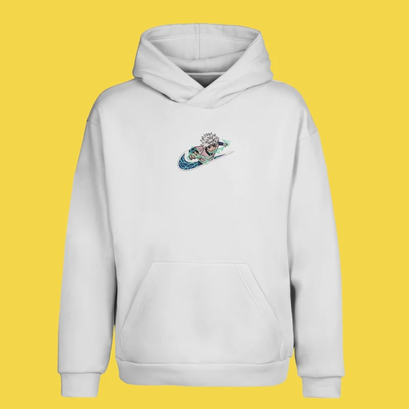 Killua Thunder Speed | Hunter x Hunter | Sweat à capuche brodé