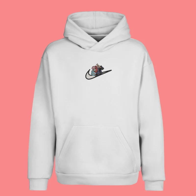 Yuji Cursed Punch | Jujutsu Kaisen | Sweat à capuche brodé