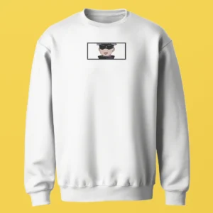 Gojo Carefree Smile | Jujutsu Kaisen | Sweatshirt brodé