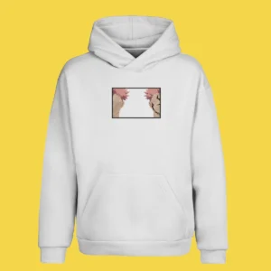 Yuji vs Sukuna | Jujutsu Kaisen | Sweat à capuche brodé