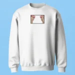 Sweatshirt brodé Yuji Itadori et Sukuna (Yuji vs Sukuna) blanc – Jujutsu Kaisen
