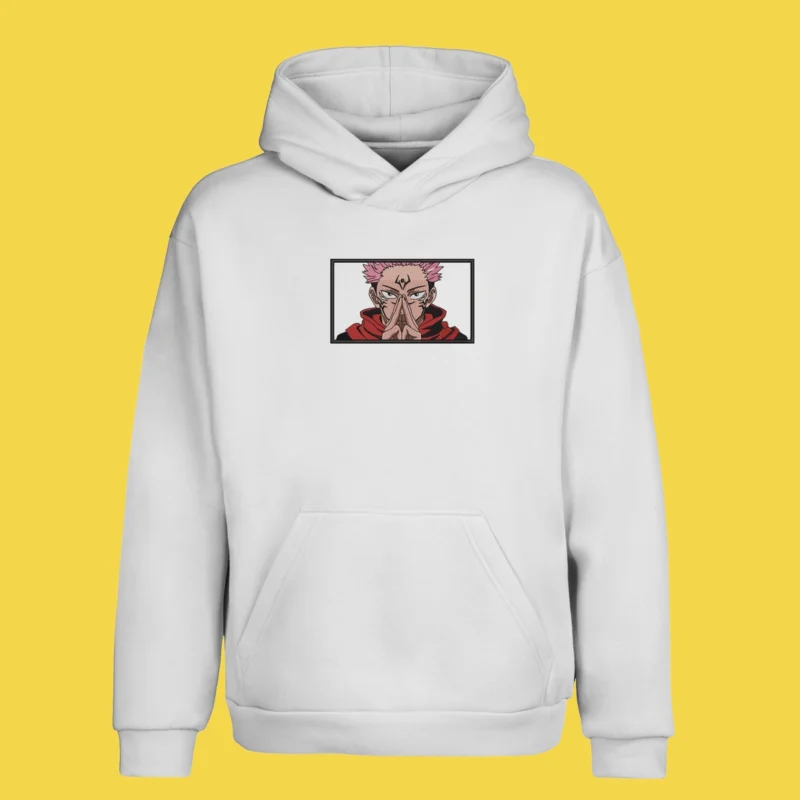 Sukuna Dark Ritual | Jujutsu Kaisen | Sweat à capuche brodé