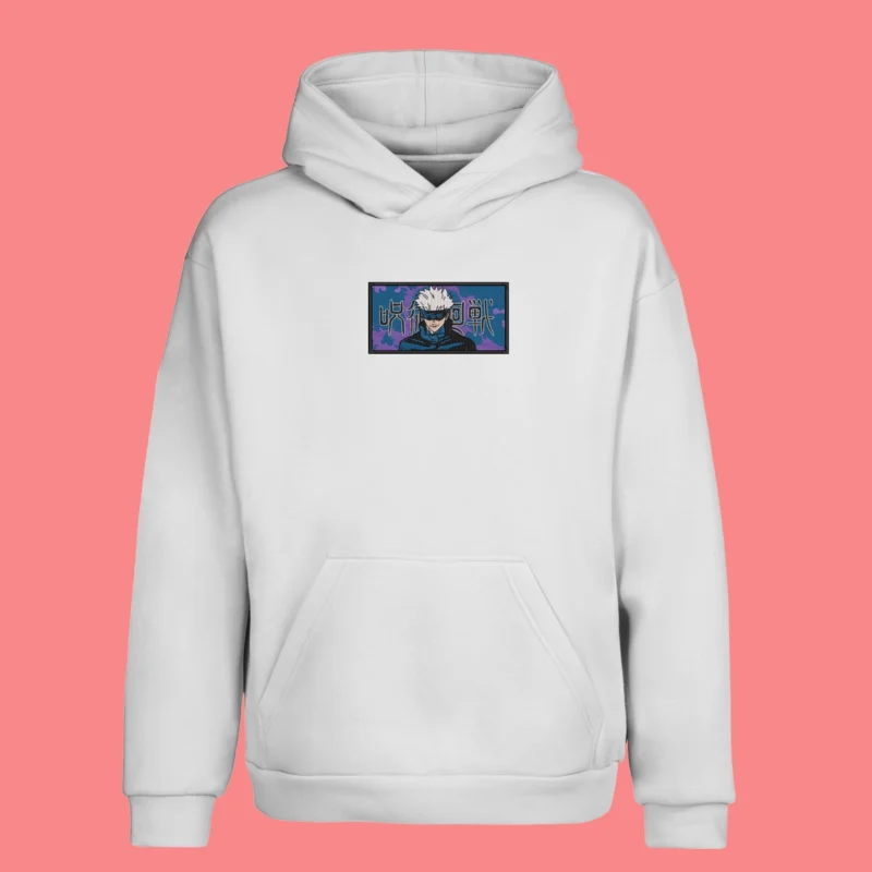 Gojo Limitless Strength | Jujutsu Kaisen | Sweat à capuche brodé