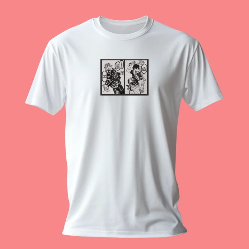 Gojo & Toji Final Clash | Jujutsu Kaisen | T-shirt brodé