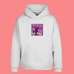 Sweat à capuche brodé Satoru Gojo (Radiant Charm) blanc – Jujutsu Kaisen