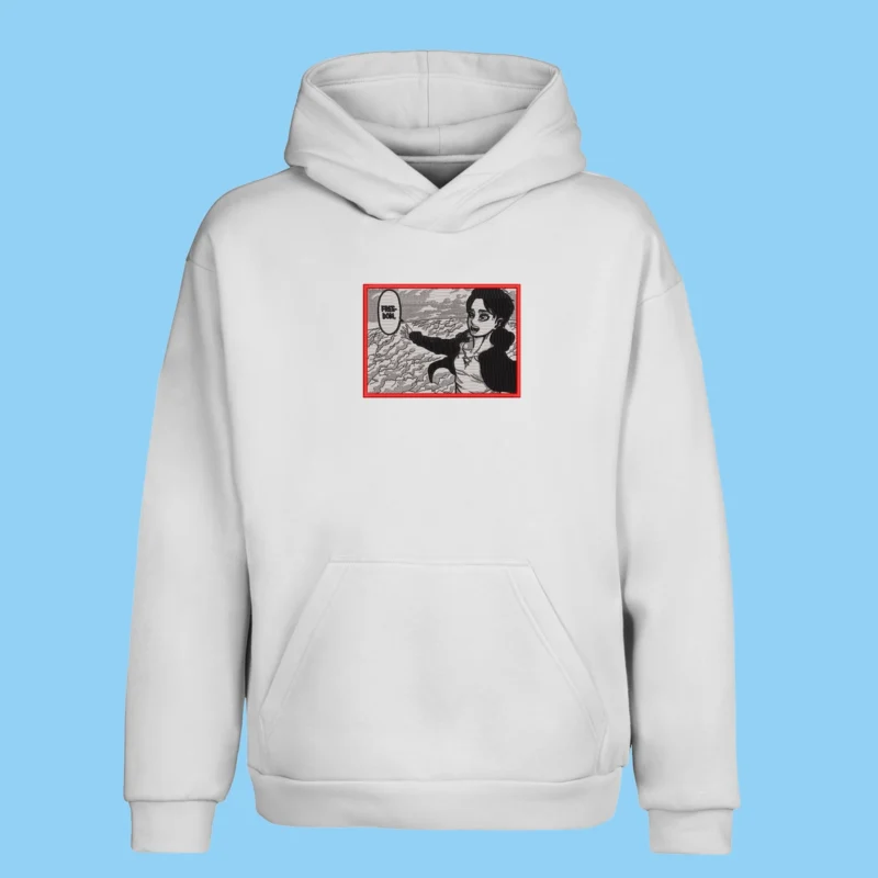 Eren Freedom | L'Attaque des Titans | Sweat à capuche brodé
