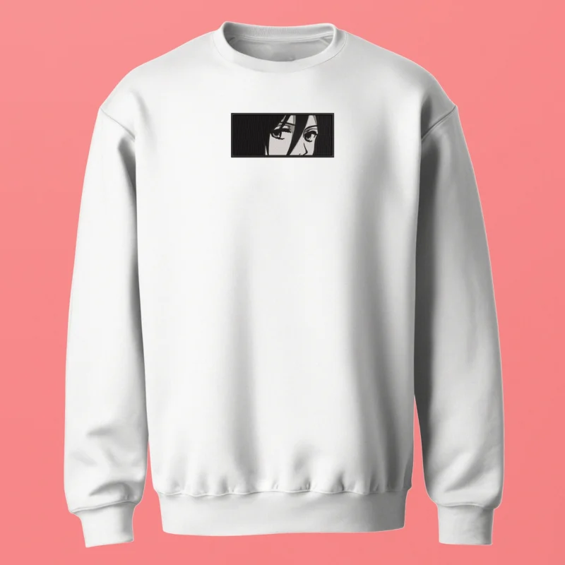 Mikasa Silent Strength | L'Attaque des Titans | Sweatshirt brodé