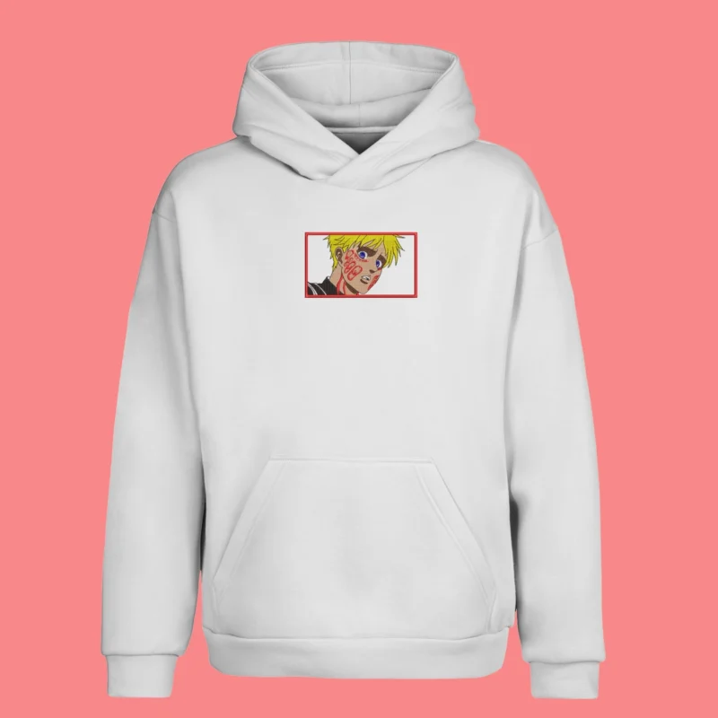 Mikasa Silent Strengt | L'Attaque des Titans | Sweat à capuche brodé