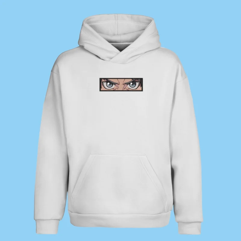 Eren Fury Eyes | L'Attaque des Titans | Sweat à capuche brodé