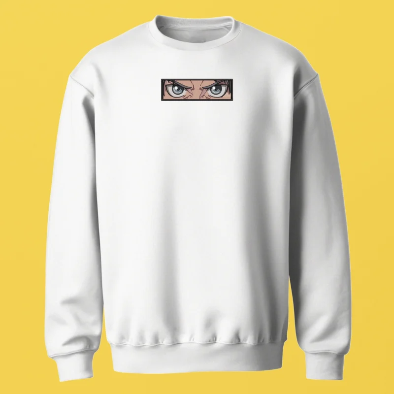Eren Fury Eyes | L'Attaque des Titans | Sweatshirt brodé
