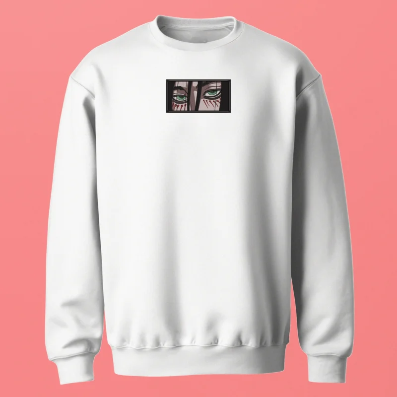Eren Intense Eyes | L'Attaque des Titans | Sweatshirt brodé