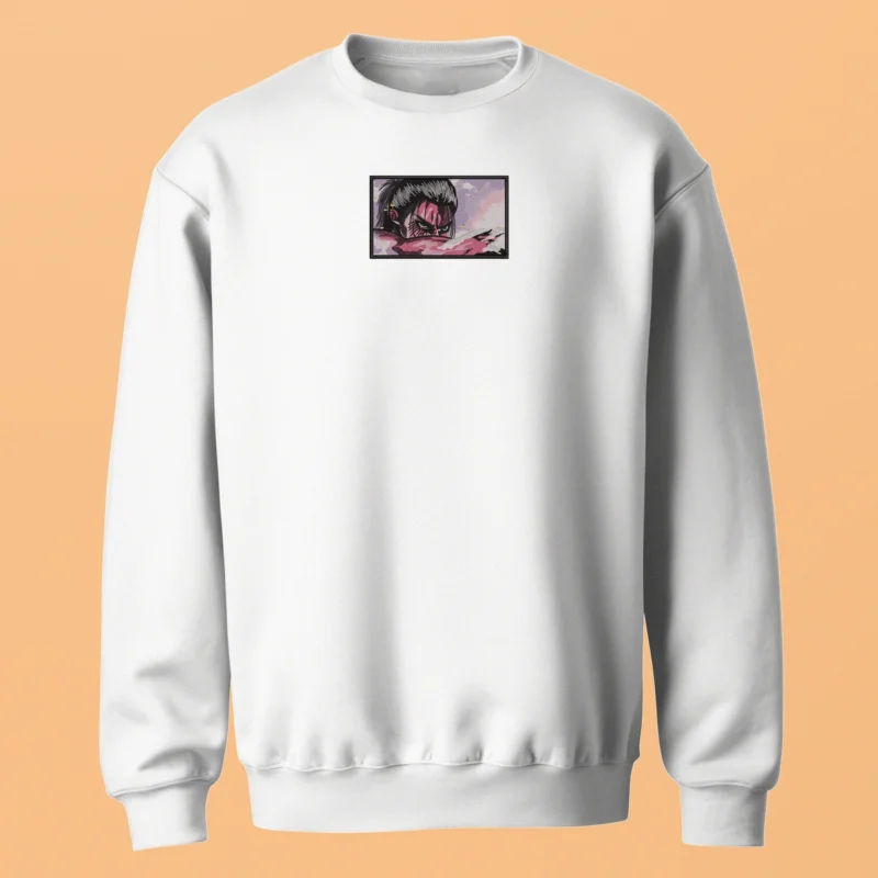 Eren Fierce Determination | L'Attaque des Titans | Sweatshirt brodé