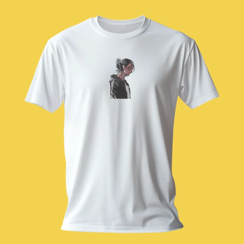 Eren Strong Will | L'Attaque des Titans | T-shirt brodé