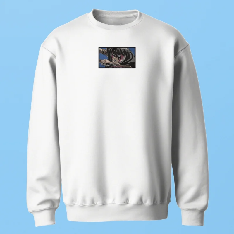Levi Battle Fury | L'Attaque des Titans | Sweatshirt brodé