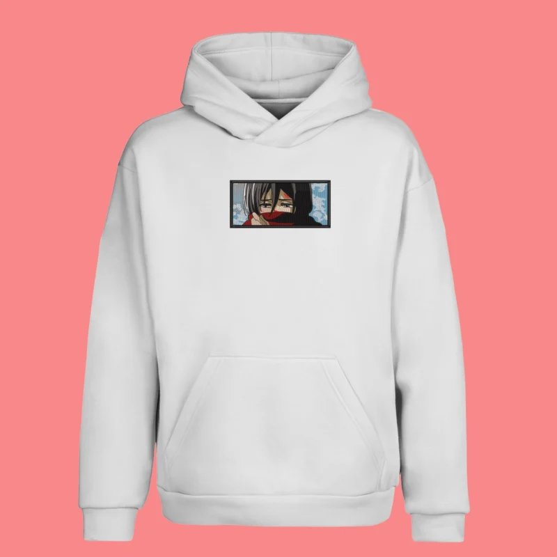 Mikasa Eternal Bond | L'Attaque des Titans | Sweat à capuche brodé
