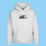 Sweat à capuche brodé Levi Battle Precision blanc – L'Attaque des Titans