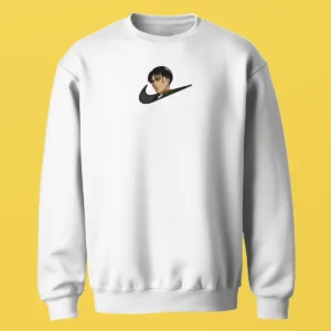 Levi Iron Eyes | L'Attaque des Titans | Sweatshirt brodé